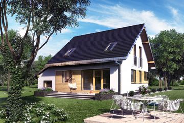  Projekt domu Amelia Nano (1571) (KRD2720) - projekt domu parterowego z poddaszem - Zdjęcie 2