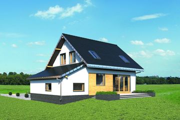  Projekt domu Amelia Nano (1571) (KRD2720) - projekt domu parterowego z poddaszem - Zdjęcie 3