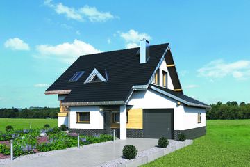  Projekt domu Amelia Nano (1571) (KRD2720) - projekt domu parterowego z poddaszem - Zdjęcie 4