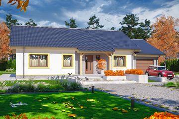  Projekt domu Talent 2 paliwo stałe (WOE1102) - projekt domu parterowego - Zdjęcie 2