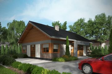  Projekt domu Asteria (1573) (KRD2722) - projekt domu parterowego - Zdjęcie 2