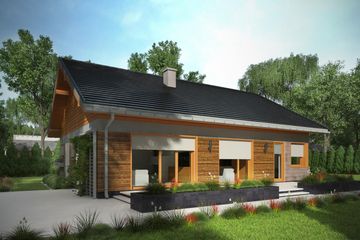  Projekt domu Asteria (1573) (KRD2722) - projekt domu parterowego - Zdjęcie 3