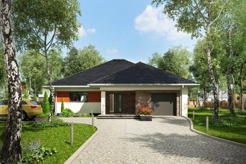  Projekt domu Walery (1576) (KRD2725) - projekt domu parterowego - Zdjęcie 1