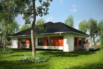  Projekt domu Walery (1576) (KRD2725) - projekt domu parterowego - Zdjęcie 3