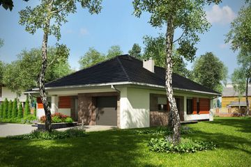  Projekt domu Walery (1576) (KRD2725) - projekt domu parterowego - Zdjęcie 5