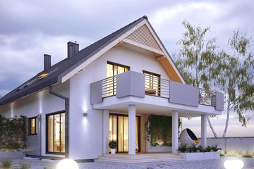  Projekt domu Amarylis 3 (BSA2096) - projekt domu parterowego z poddaszem - Zdjęcie 3