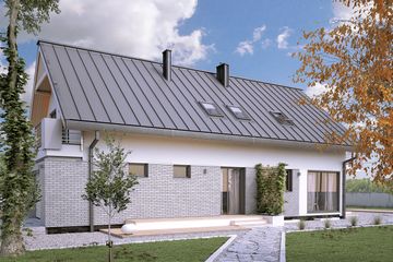  Projekt domu Amarylis 3 (BSA2096) - projekt domu parterowego z poddaszem - Zdjęcie 4