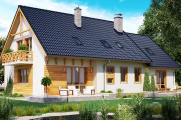  Projekt domu BS-15 wariant - dwulokalowy (JGC1155) - projekt domu parterowego z poddaszem - Zdjęcie 3