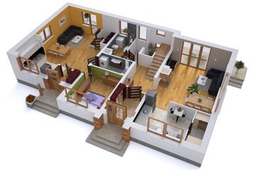  Projekt domu BS-15 wariant - dwulokalowy (JGC1155) - projekt domu parterowego z poddaszem - Zdjęcie 4