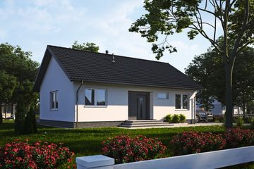  Projekt domu SD6 (KKC1005) - projekt domu parterowego - Zdjęcie 2