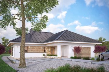  Projekt domu Ambrozja 8 (BSA2101) - projekt domu parterowego - Zdjęcie 1