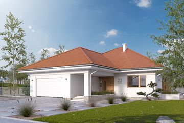  Projekt domu Ariel 5 (BSA2100) - projekt domu parterowego - Zdjęcie 1