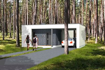  Projekt domu MD-25 (KKA1027) - projekt domu parterowego - Zdjęcie 11