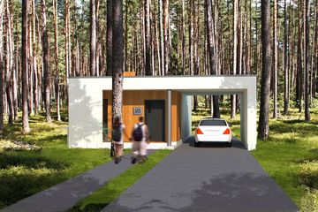  Projekt domu MD-25 (KKA1027) - projekt domu parterowego - Zdjęcie 12