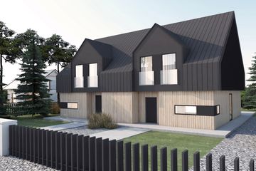  Projekt domu B-82 (PZB1034) - projekt domu parterowego z poddaszem - Zdjęcie 1