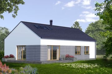  Projekt domu D234 (WAI1403) - projekt domu parterowego - Zdjęcie 1