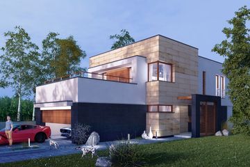  Projekt domu Audax I PG2 (SLS1064) - projekt domu z pełnym piętrem - Zdjęcie 3