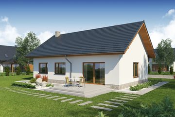  Projekt domu Synezjusz 3 (WRW1279) - projekt domu parterowego - Zdjęcie 2