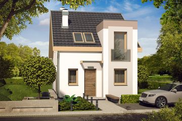  Projekt domu Emilia (WRD2683) - projekt domu parterowego z poddaszem - Zdjęcie 1