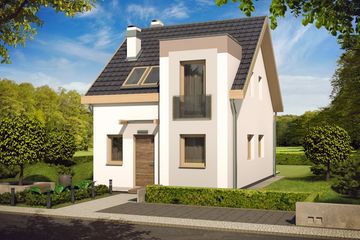  Projekt domu Emilia (WRD2683) - projekt domu parterowego z poddaszem - Zdjęcie 2