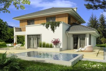  Projekt domu Sewilla 2 wersja B paliwo stałe (WRD2687) - projekt domu z pełnym piętrem - Zdjęcie 1