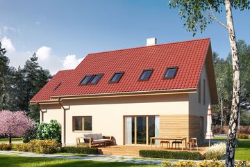  Projekt domu Eco 06 (WOZ1003) - projekt domu parterowego z poddaszem - Zdjęcie 2