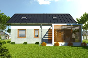  Projekt domu Marcin bez garażu [B] (WRF1686) - projekt domu parterowego - Zdjęcie 4