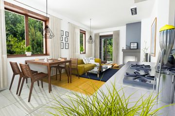  Projekt domu Miła z garażem 1-st. [A] (WRF1659) - projekt domu parterowego z poddaszem - Zdjęcie 4