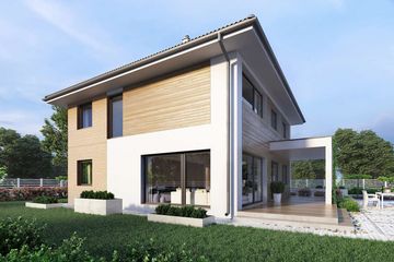 Projekt domu Carrara III DCP332b - z pełnym piętrem dom o powierzchni 191,16 m², dach kopertowy - ujęcie 3