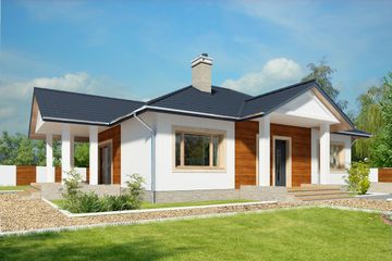  Projekt domu Lucia VII DCB88f (WOB1658) - projekt domu parterowego - Zdjęcie 3