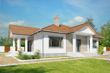  Projekt domu Lucia VII DCB88f (WOB1658) - projekt domu parterowego - Zdjęcie 5