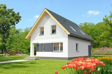  Projekt domu Malmo III LMP236b (WRB1584) - projekt domu parterowego z poddaszem - Zdjęcie 3