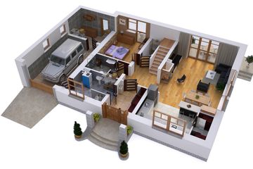  Projekt domu BW-20 wariant 1, energooszczędny (JGC1040) - projekt domu parterowego z poddaszem - Zdjęcie 3