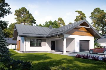  Projekt domu Loro 2 (BSE1106) - projekt domu parterowego - Zdjęcie 1