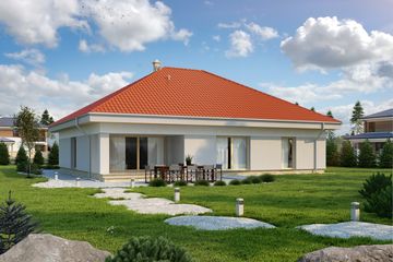 Projekt domu TK72 (WAK1077) - projekt domu parterowego - Zdjęcie 2