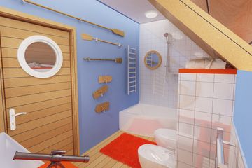  Projekt domu Bernikla III z garażem 2-st. [A1] (WRF1711) - projekt domu parterowego z poddaszem - Zdjęcie 8