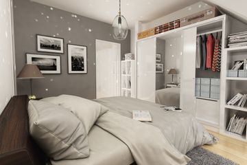  Projekt domu Bernikla III z garażem 2-st. [A1] (WRF1711) - projekt domu parterowego z poddaszem - Zdjęcie 9