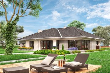  Projekt domu Berenika (1585) (KRD2737) - projekt domu parterowego - Zdjęcie 2