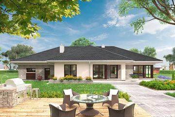  Projekt domu Berenika (1585) (KRD2737) - projekt domu parterowego - Zdjęcie 5