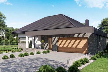  Projekt domu HomeKoncept 42 (KRX1047) - projekt domu parterowego - Zdjęcie 3