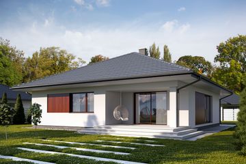  Projekt domu Irysek 4 (BSE1107) - projekt domu parterowego - Zdjęcie 2