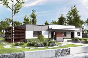  Projekt domu Sari dom dwulokalowy (SLN2413) - projekt domu parterowego - Zdjęcie 1