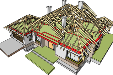  Projekt domu Naomi G2 (WRC1893) - projekt domu parterowego z poddaszem - Zdjęcie 4