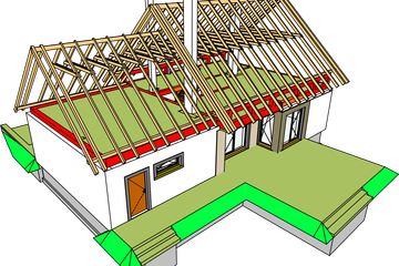  Projekt domu Marcin G2 (WRC2461) - projekt domu parterowego z poddaszem - Zdjęcie 5