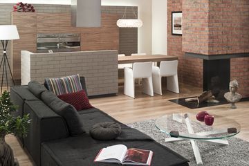 Projekt domu E3 economic (wersja B) - parterowy z poddaszem dom o powierzchni 101,20 m², dach dwuspadowy - ujęcie 9