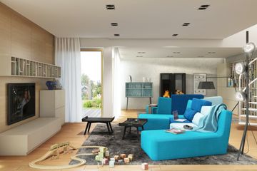 Projekt domu Neo G1 energo plus - parterowy z poddaszem dom o powierzchni 176,50 m², dach dwuspadowy - ujęcie 5