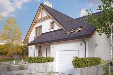  Projekt domu Sopran (BSA1104) - projekt domu parterowego z poddaszem - Zdjęcie 3