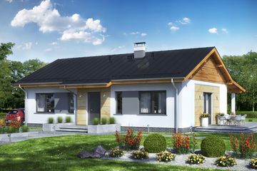  Projekt domu Terrier 2 bez garażu (WRL1040) - projekt domu parterowego - Zdjęcie 1