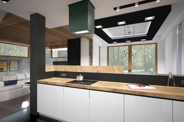  Projekt domu HG-I22 (KRM1095) - projekt domu parterowego z poddaszem - Zdjęcie 15