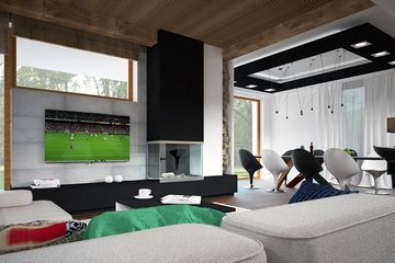  Projekt domu HG-I22 (KRM1095) - projekt domu parterowego z poddaszem - Zdjęcie 16